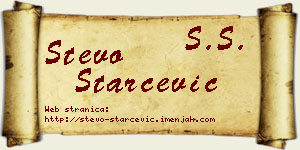 Stevo Starčević vizit kartica